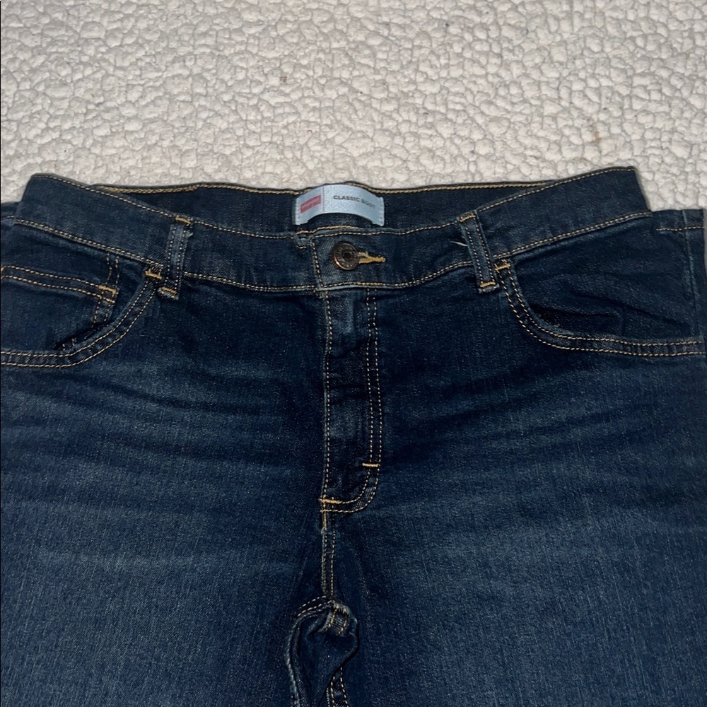 Wrangler Women's Dark Blue Straight Jeans